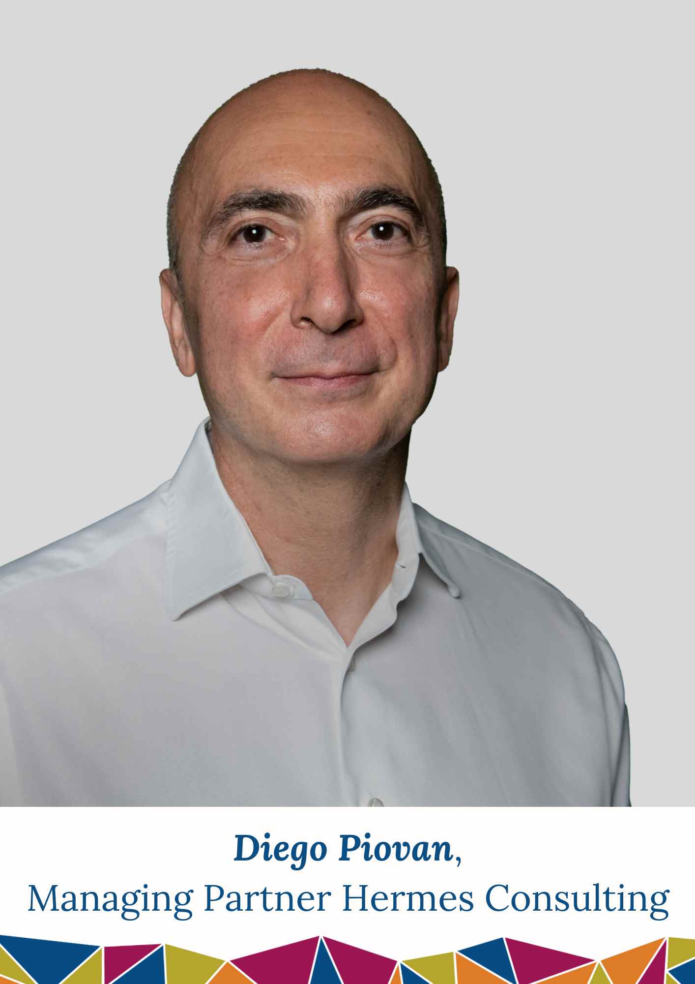 Diego Piovan, Managing Partner di Hermes Consulting, esperto in trasformazione culturale e accompagnamento alla leadership nel cambiamento aziendale