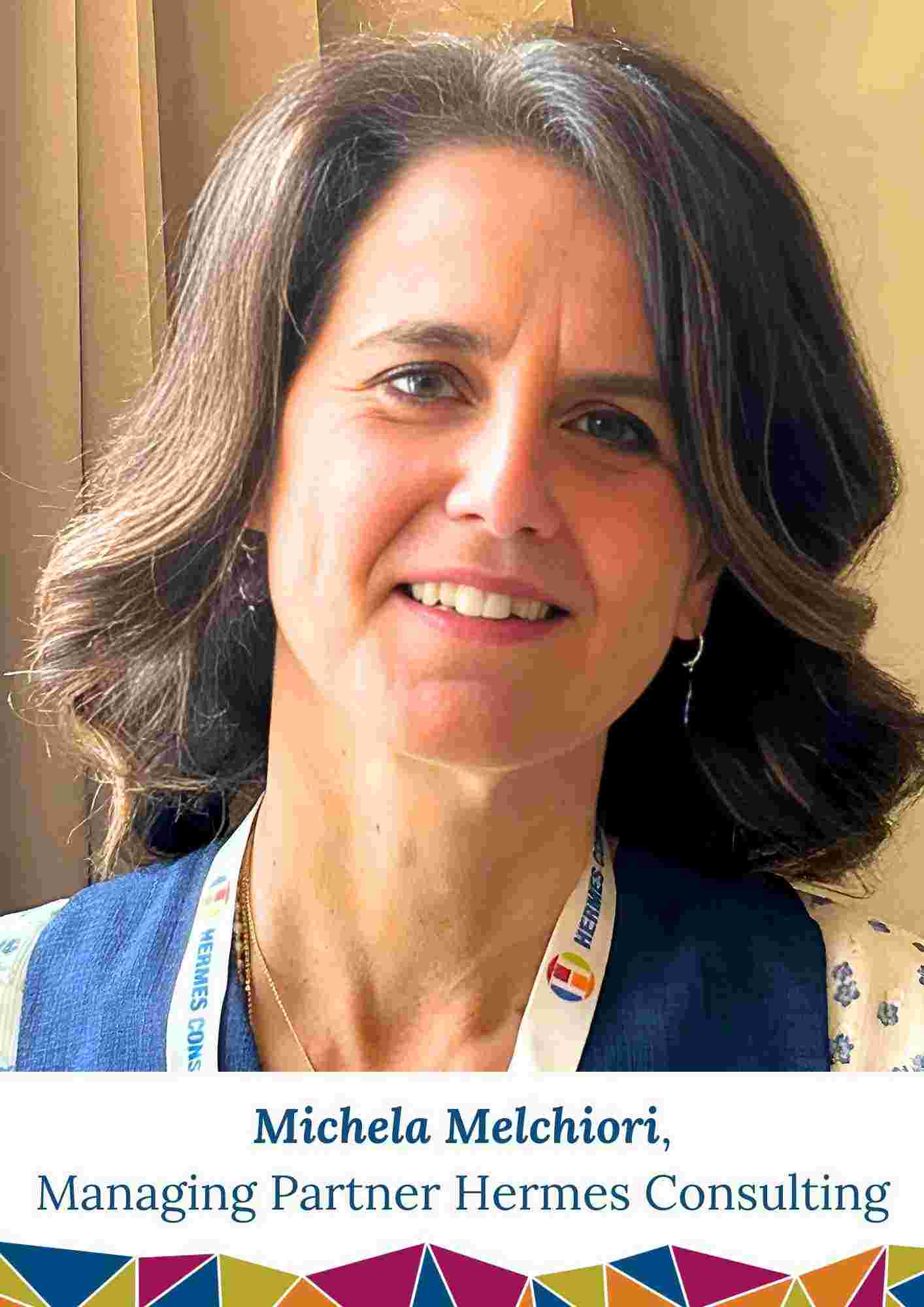 Ritratto di Michela Melchiori, Managing Partner di Hermes Consulting.