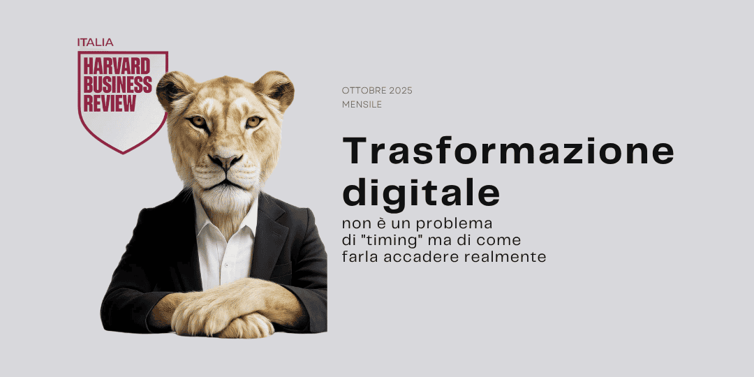 Copertina con testo e immagine di leone umanizzato